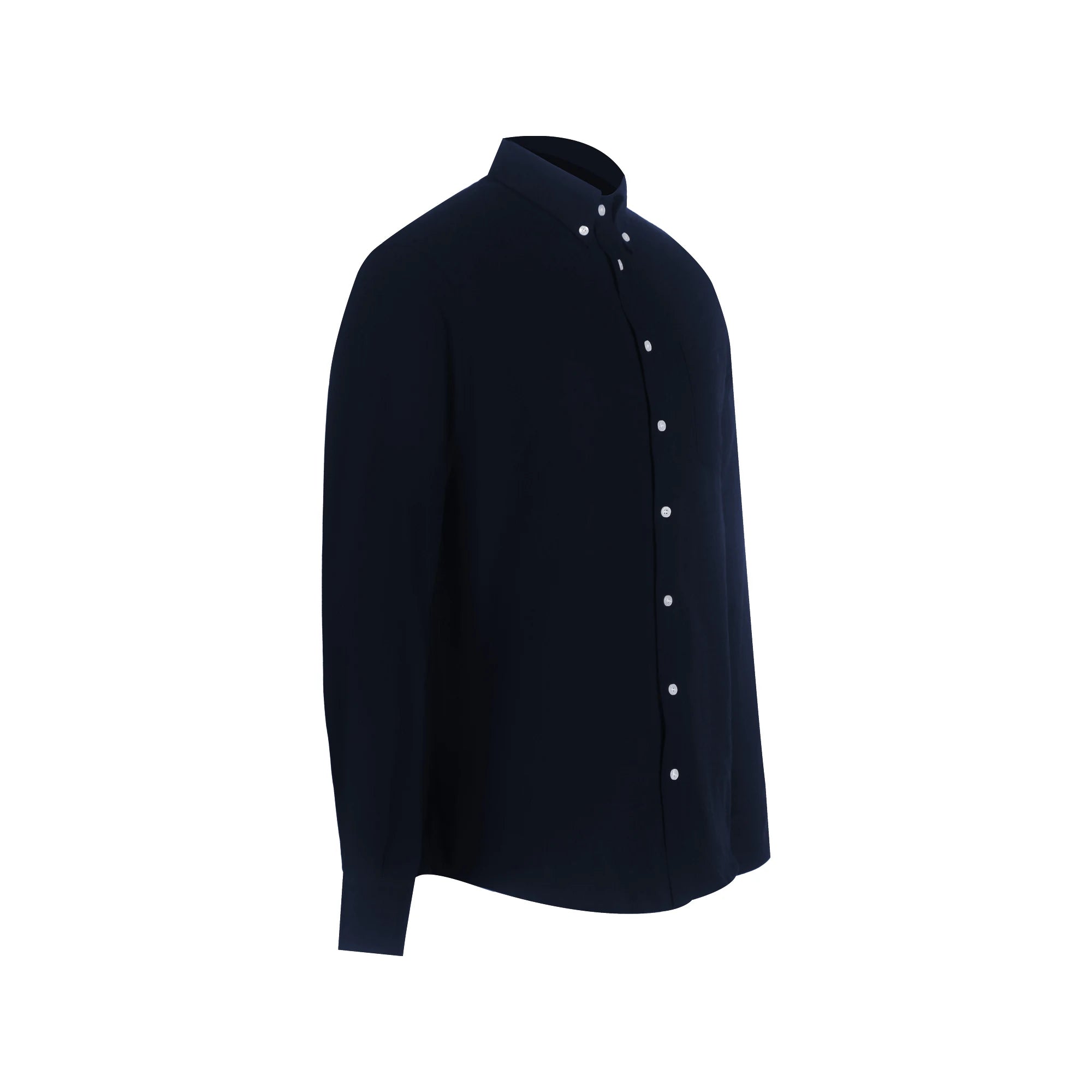 CHCH Brand 100% Cotton Shirt Men Solid Color Long Sleeve High Quality Shirt for Men Spring Stand Casual Men's Embroidery Shirts