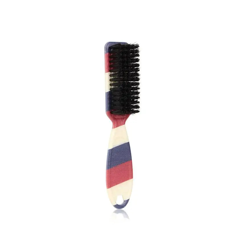 3 Pieces Portable Barber Fade Brush Set Barber Blade Cleaning Brush Clipper Brush Hair Styling Brush for Men Salon Hair Cutting