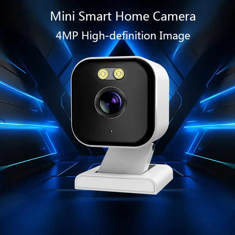 WiFi Tuya Camera Smart Home Security Camera 4MP HD Color Night Baby Monitor Two Way Audio Video Surveillance Security