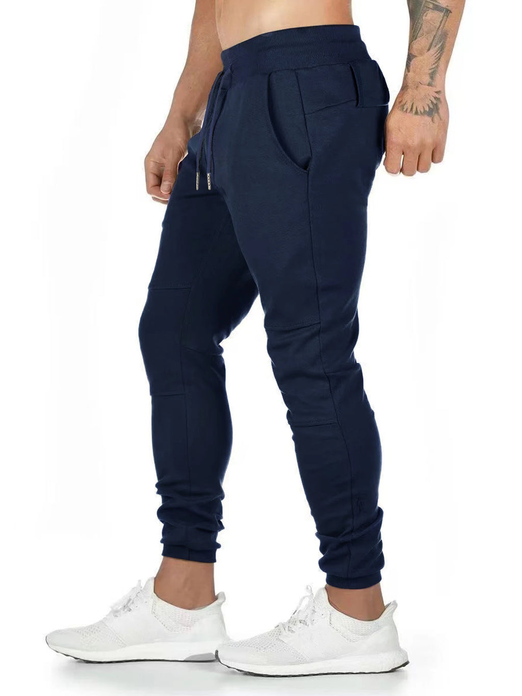 Spring and Autumn Trousers, Sports Trousers, Casual Pants, Men's Bottoms, Casual Trousers, Simple Solid Color, Loose and Comfortable