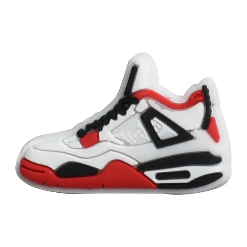 New Sneakers Collection Shoe Charms Accessories Sets for Kids Men Woman Hole Shoes Charm Cartoon Sandals Decorations Bulk 12PCS