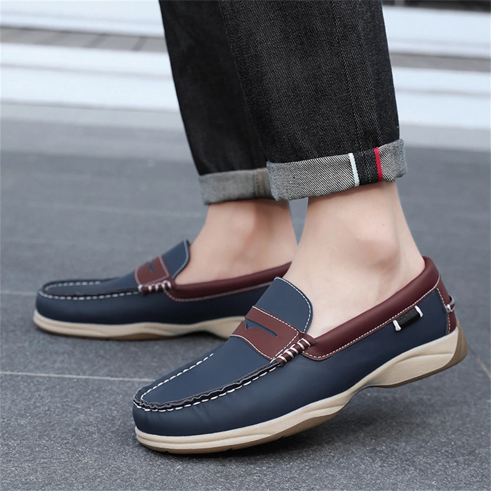 Men's Business Casual Loafers Shoes for Office Travel And Vacation Durable Elegant TPR Outsole Formal Shoes