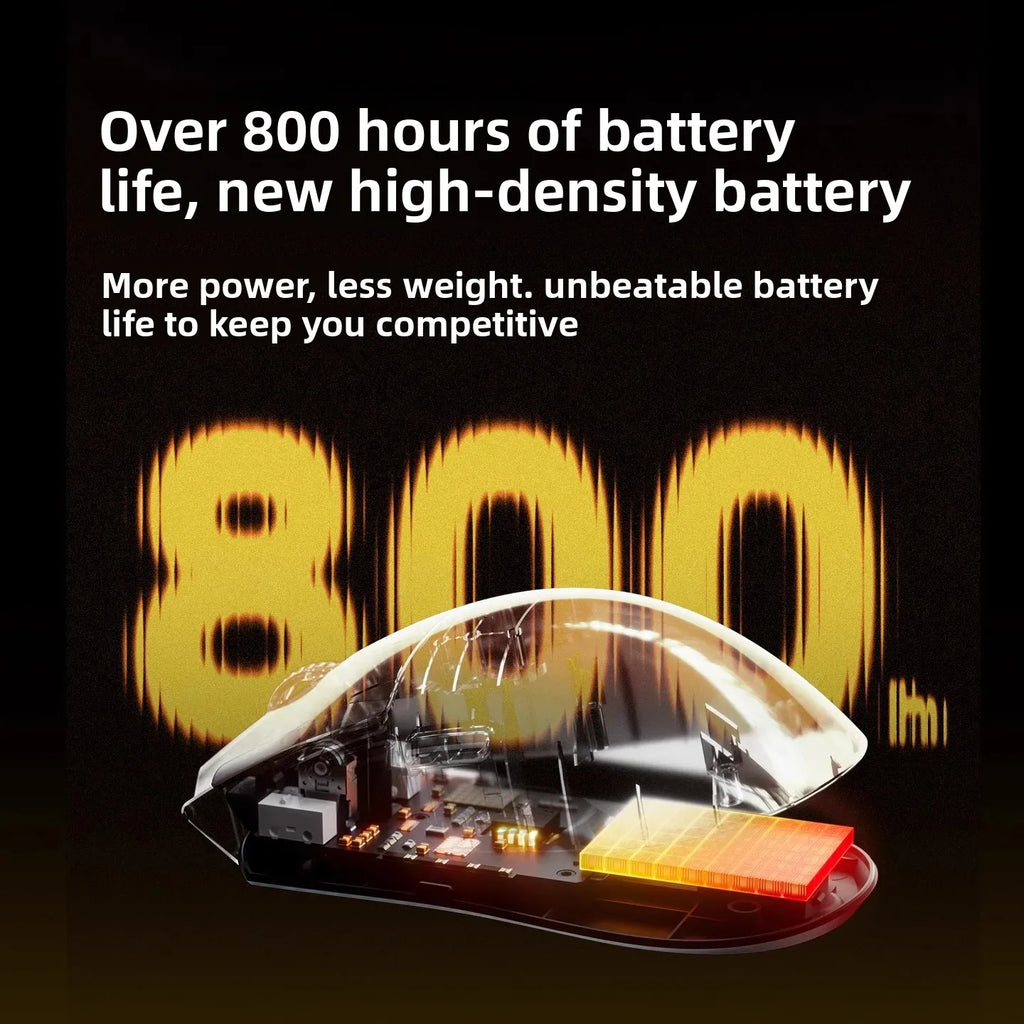 ATK x1v2 Wireless Dual 8K Dual Mode Mouse PAW3395/3950 Ultra  Gaming Mouse ULTRA MAX Ergonomics Accessory Long Batter Life Gamer