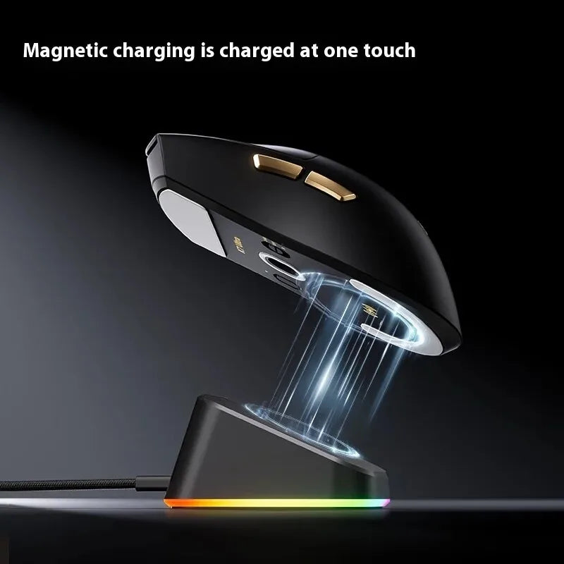 MCHOSE K7 Ultra Gaming Mouse PAW3950 Magnetic Wireless Charging Dual 8K Wired wireless Bluetooth connection Esports office