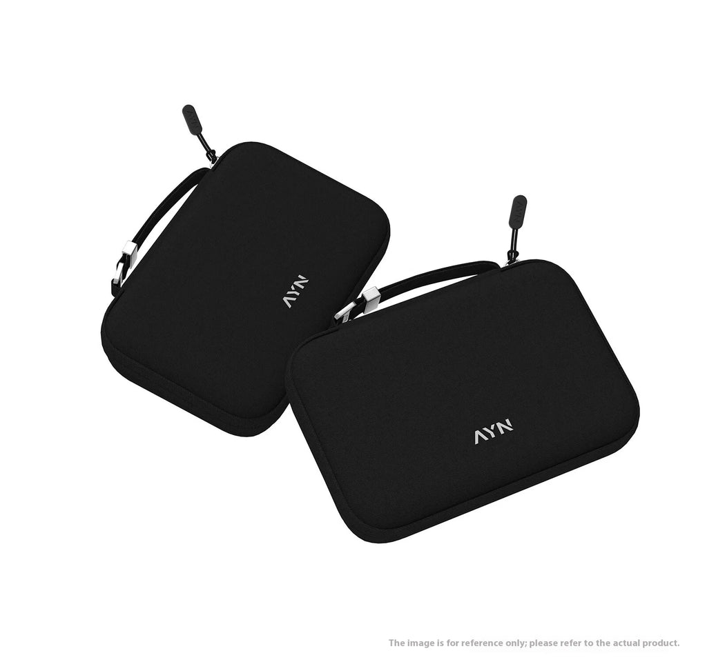 AYN THOR Protective Case Dual Screen Flip Up Handheld Device Gaming Accessories Storage Bag Lanyard Soft Bag For AYN THOR Gifts