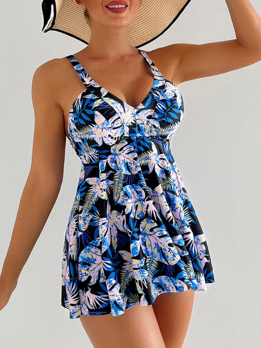 2026 Sexy Strappy Tankini Swimsuit Women High Waist Swimwear Female Beach Dress Bathing Swim Suit Swimming Beachwear Summer XXL