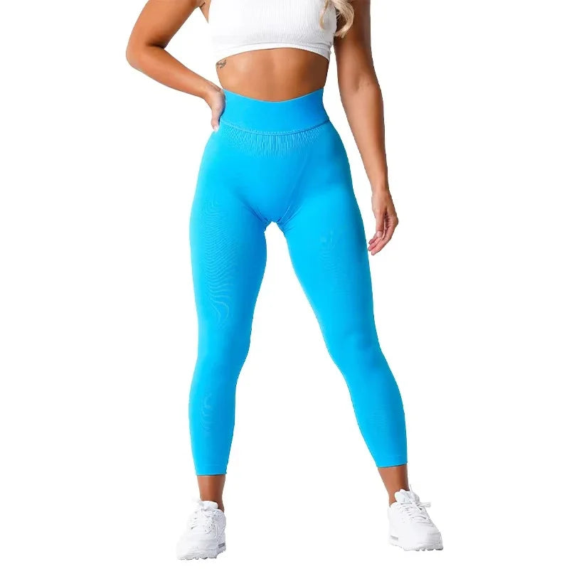 New Sport Seamless Leggings Spandex Tights Woman Fitness Elastic Breathable Hip-lifting Leisure Sports Running leggings
