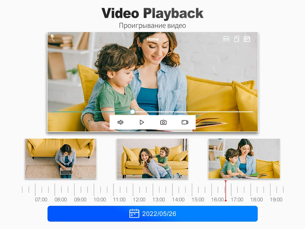 Techage UHD 4K 5MP 8MP IP Camera Red-Blue Light Alert Human Detection Night Vision PoE Security CCTV camera Protection Video