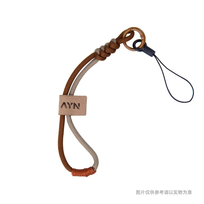 AYN THOR Protective Case Dual Screen Flip Up Handheld Device Gaming Accessories Storage Bag Lanyard Soft Bag For AYN THOR Gifts