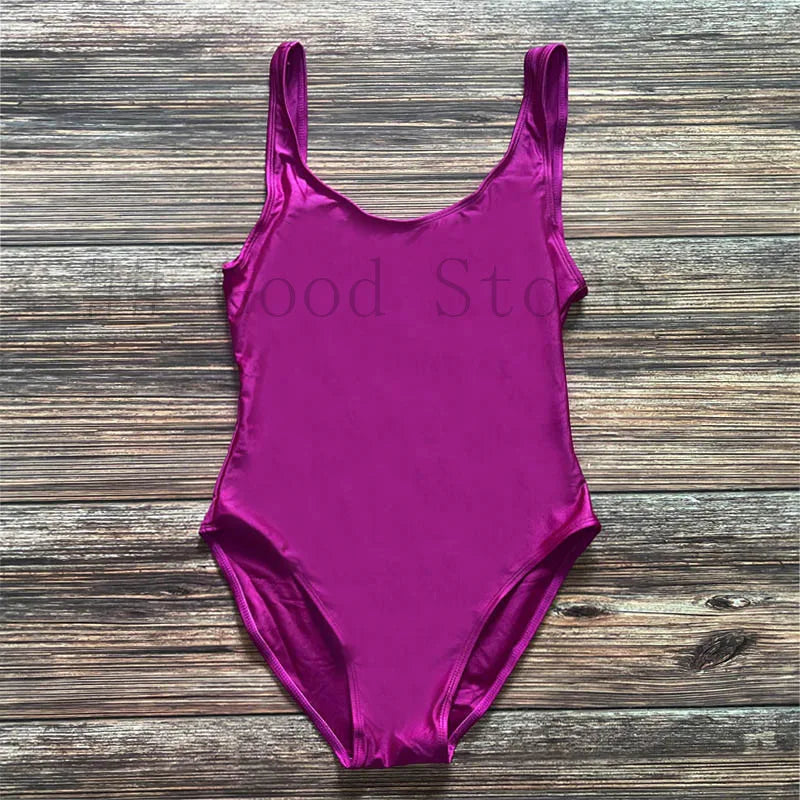 Sexy Padded One Piece Swimsuit Women Swimwear Solid Bathing Suit monokini Swimming Suit Summer Beachwear maillot de bain femme