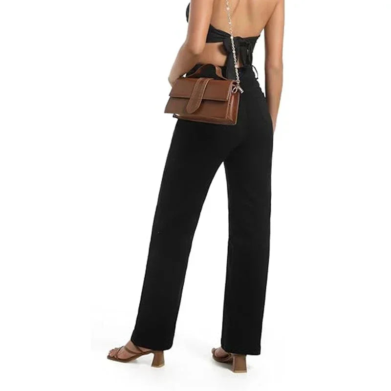 2025 Female Straight Leg Jeans Women Low Rise Stretch Gray Denim Pants Lady Solid Color Daily Office Cheap Long Jeans Trousers