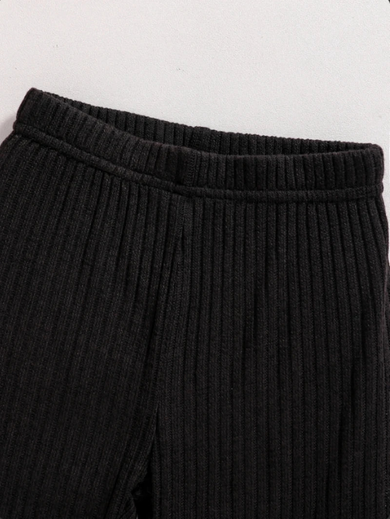 Spring and Autumn children fashion sports set girls sweater + casual pants two-piece girls cartoon heart printed clothing