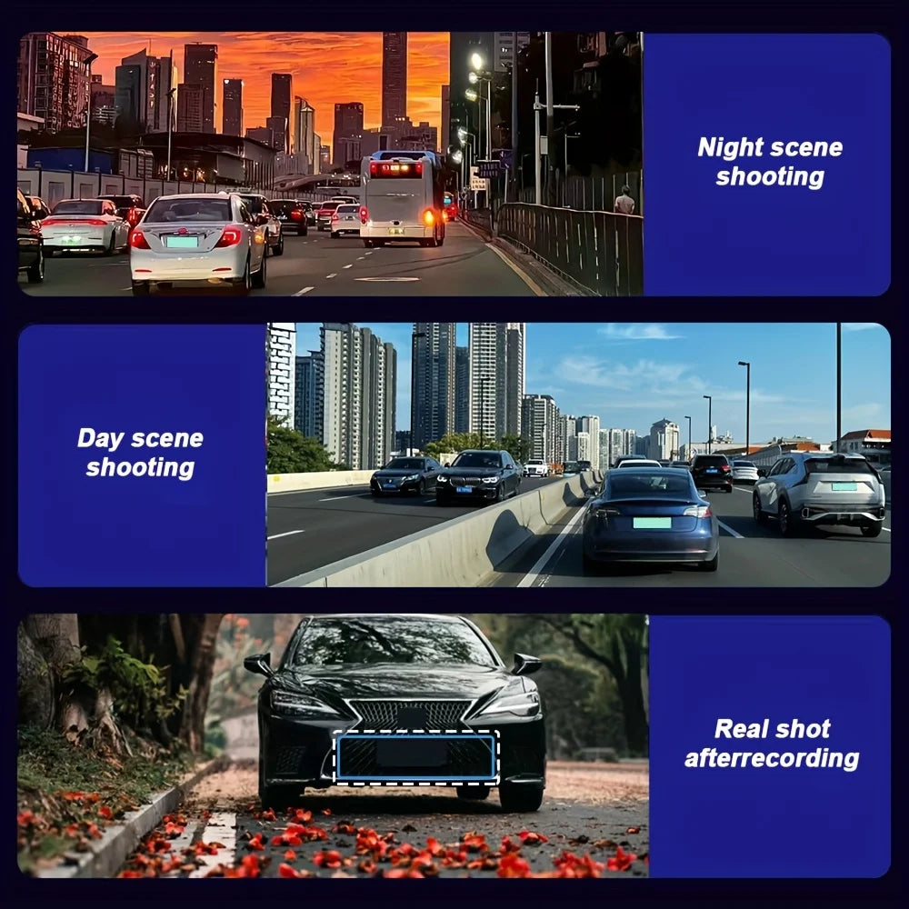 4 Channel Dash Cam wifi dashcam for car dvr Video Recorder Night Vision 24H Parking Monitor Black Box 360° Car Recording Camera