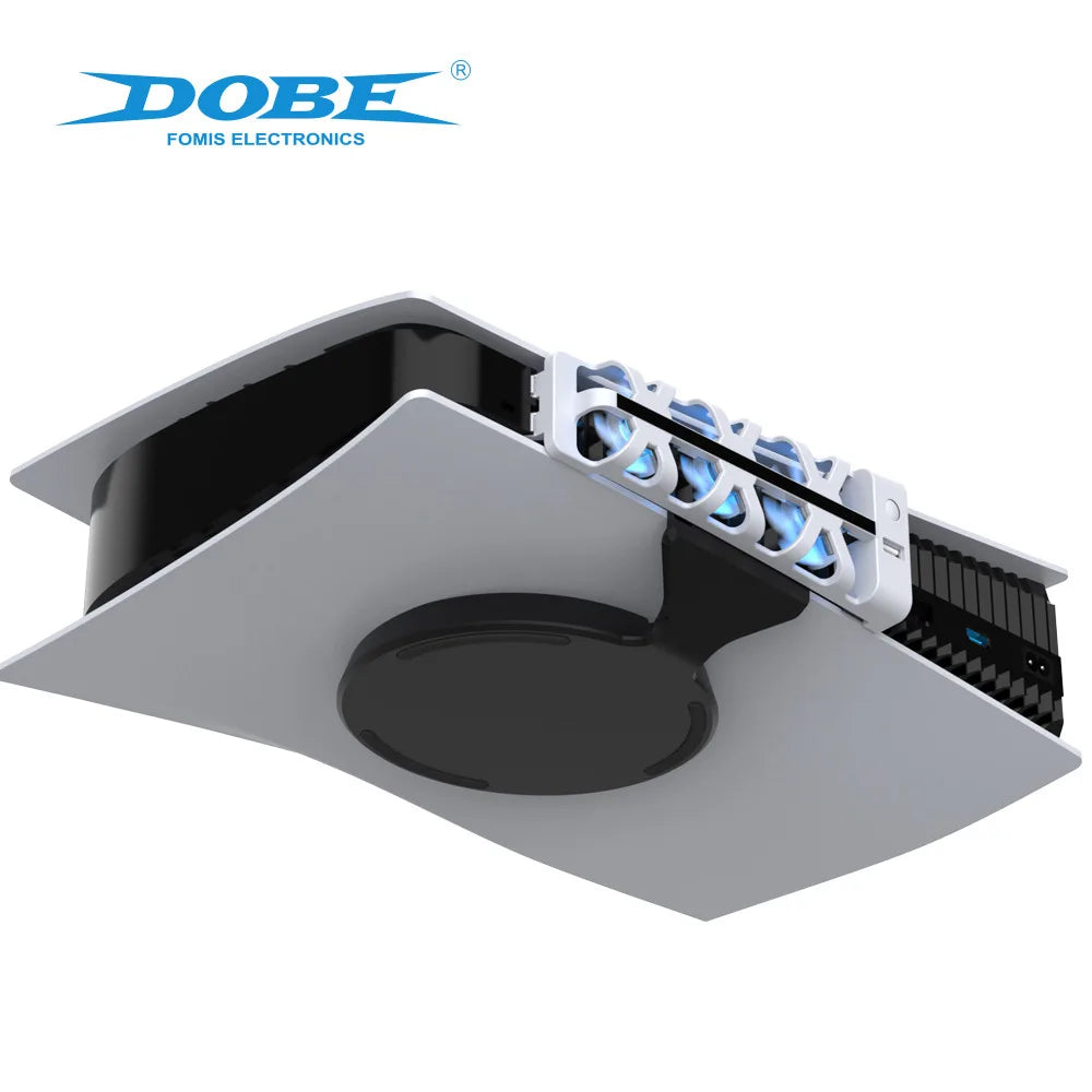 Cooling Fans for PS5 Console Air Cooler Fan with LED Light 5500 ± 1100 RPM igital Editions Cooling System Gaming Accessorie