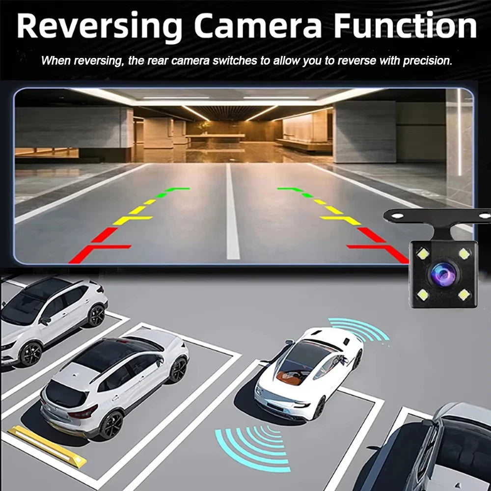 4 Channel Dash Cam wifi dashcam for car dvr Video Recorder Night Vision 24H Parking Monitor Black Box 360° Car Recording Camera