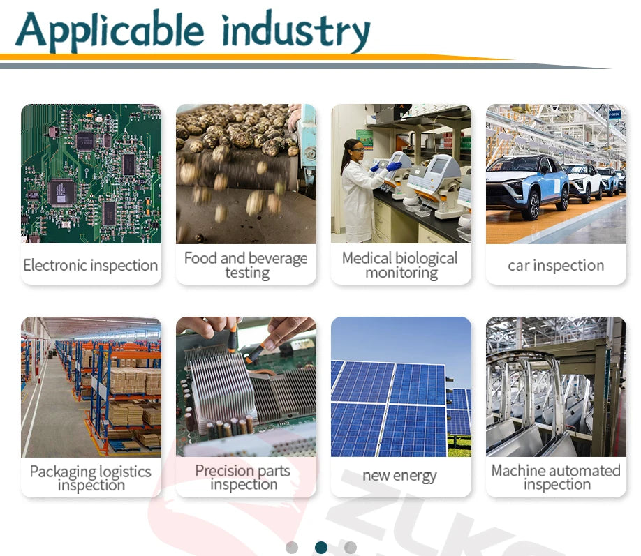 ZLKC 5MP C Mount 8mm 12mm 16mm 25mm 35mm 50mm Lens 2/3 Inch FA Machine Vision Industrial Camera Manual Iris Low Distortion F1.8