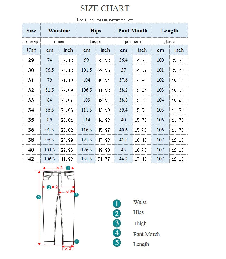 2025 New Spring and Autumn Men's Jeans, Loose, Comfortable, Straight, Business Casual, Versatile Wide-leg Business Trousers