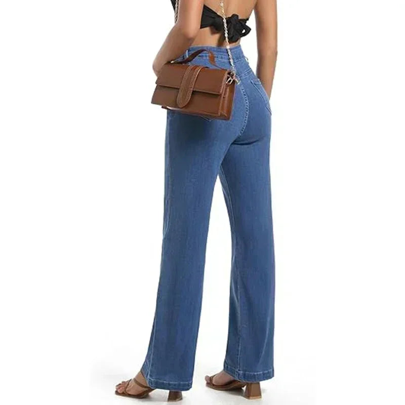 2025 Female Straight Leg Jeans Women Low Rise Stretch Gray Denim Pants Lady Solid Color Daily Office Cheap Long Jeans Trousers