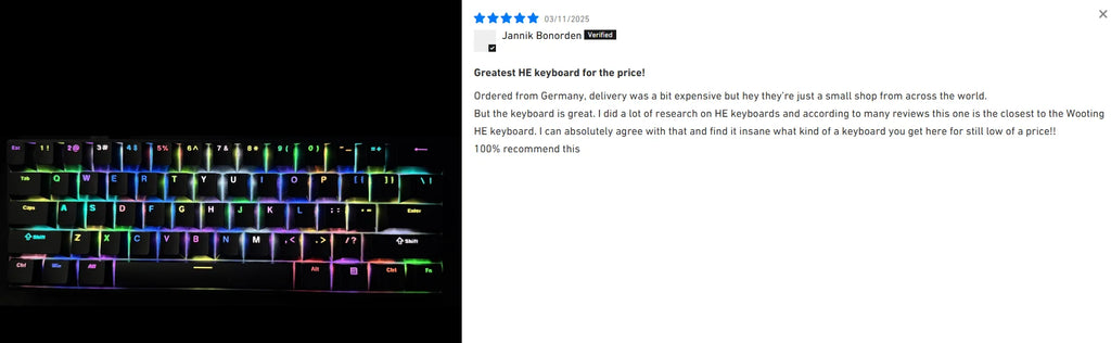 MCHOSE ACE68 Magnetic Keyboard 0.125ms 128K Sampling Rate Wired Mechanical ACE60 Pro for Gaming 0.01mm RapidTrigg 8000Hz SOCD/Rs