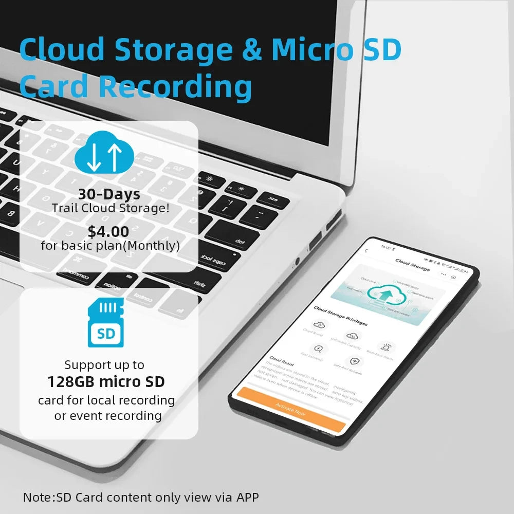 8MP 4K iCSee WiFi Camera PTZ Dual Screens Auto Tracking Night Vision CCTV Surveillance Camera Outdoor 6MP Security IP Camera