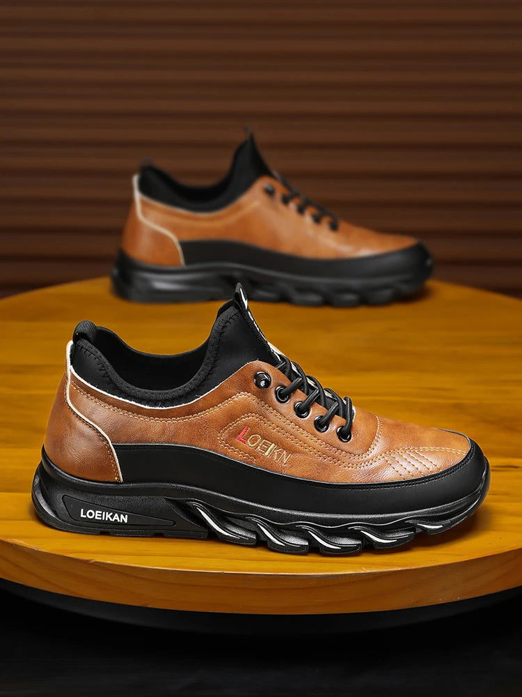 Labor Protection Men's Shoes Autumn Construction Site Work Work Anti Slip Wear-Resistant Sports Leisure Mountain Climbing