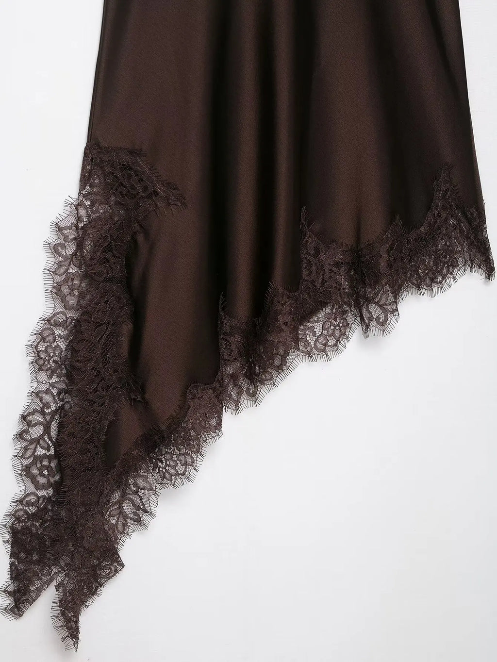 UNIZERA Women's Lace Asymmetrical Dress Sexy Suspender Summer 2025 New Temperament Fashionable