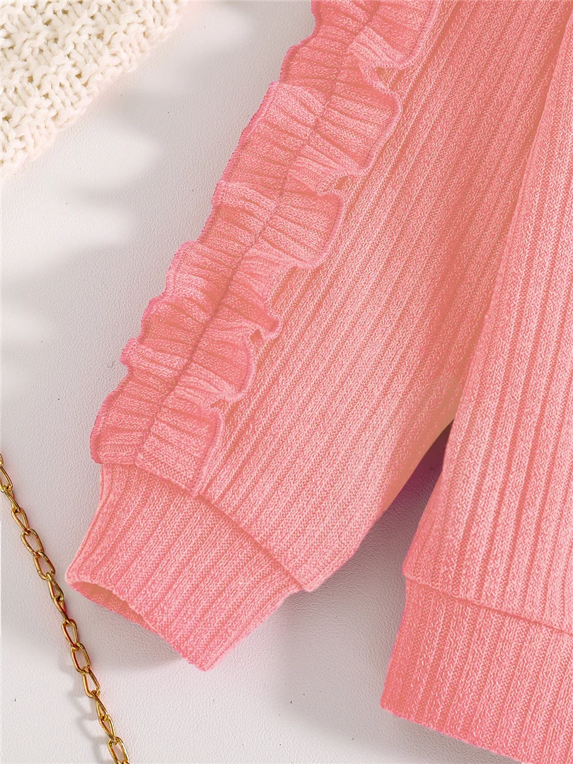 Spring and Autumn children fashion sports set girls sweater + casual pants two-piece girls cartoon heart printed clothing