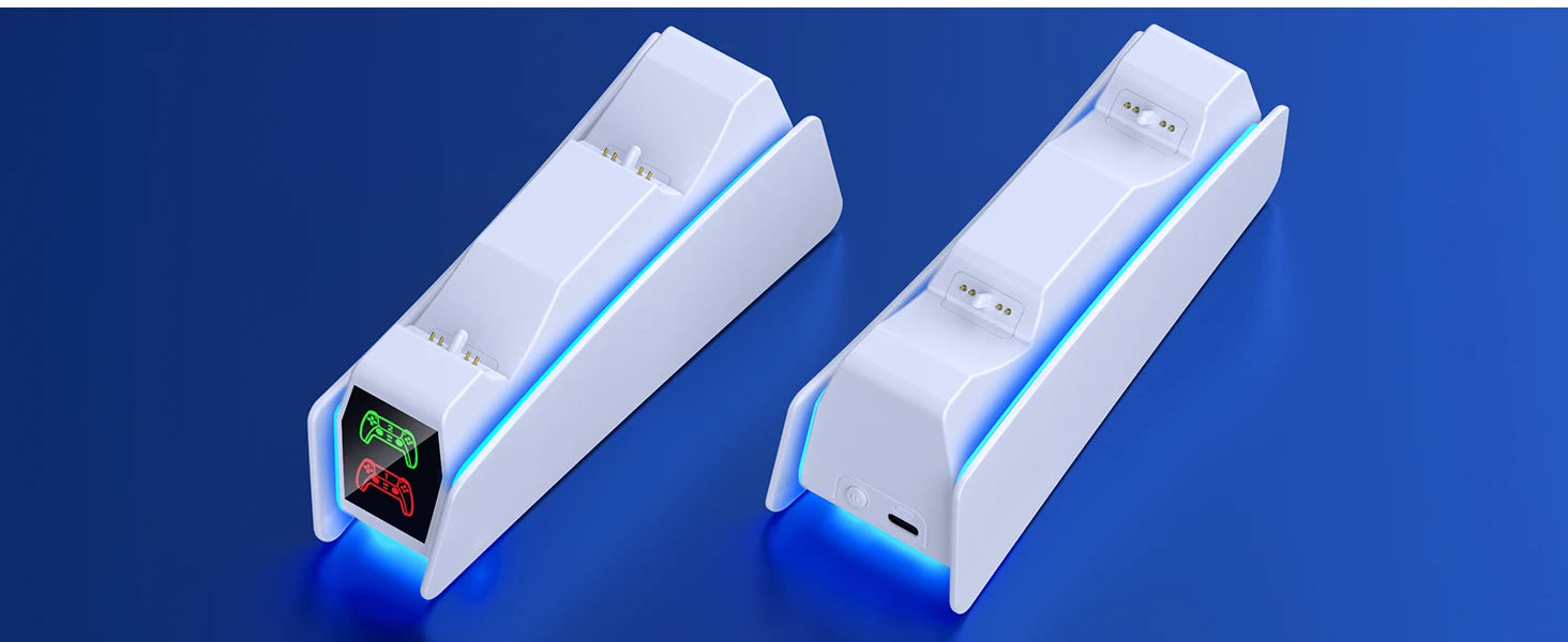 Controller Charging Station For PlayStation 5 Dual Fast Charger LED Indicator Charging Stand Docking Station ps5 accessories