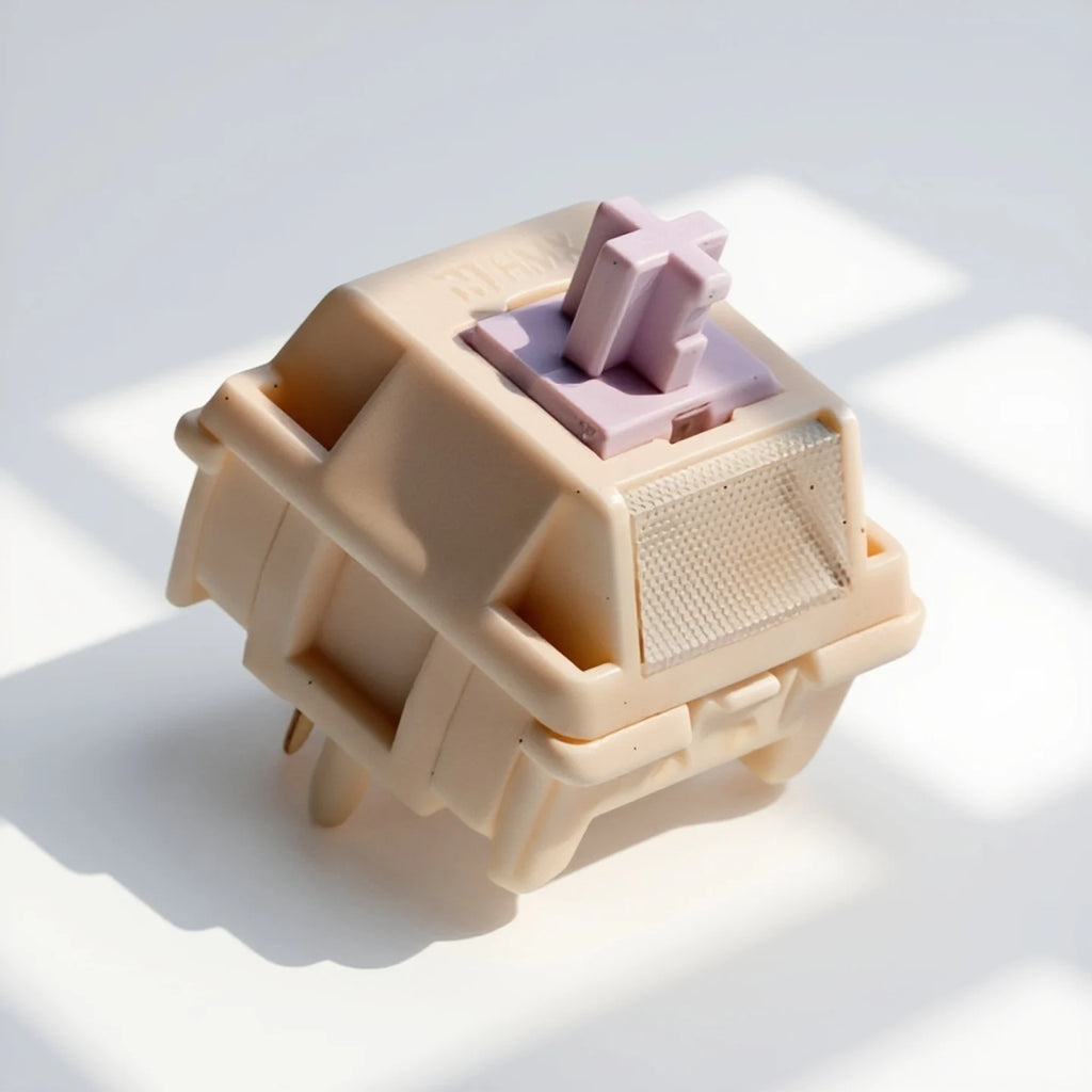 Taro Silent Linear Switches HMX 5-Pin HotSwap POM Stem for MX Mechanical Keyboards, Ultra-Quiet Gaming & Typing