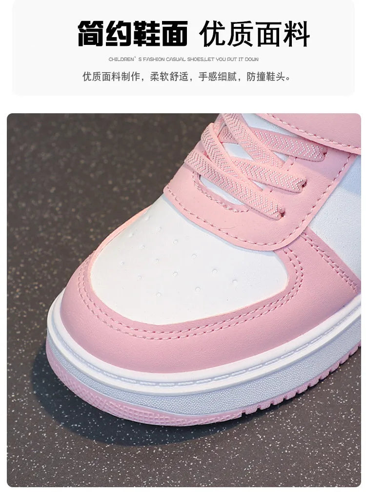 KPop Demon Hunters Kids Sneakers Girls Casual Shoes Children's Cute Cartoon Toddler Student Running Sports Shoes Size 26-37