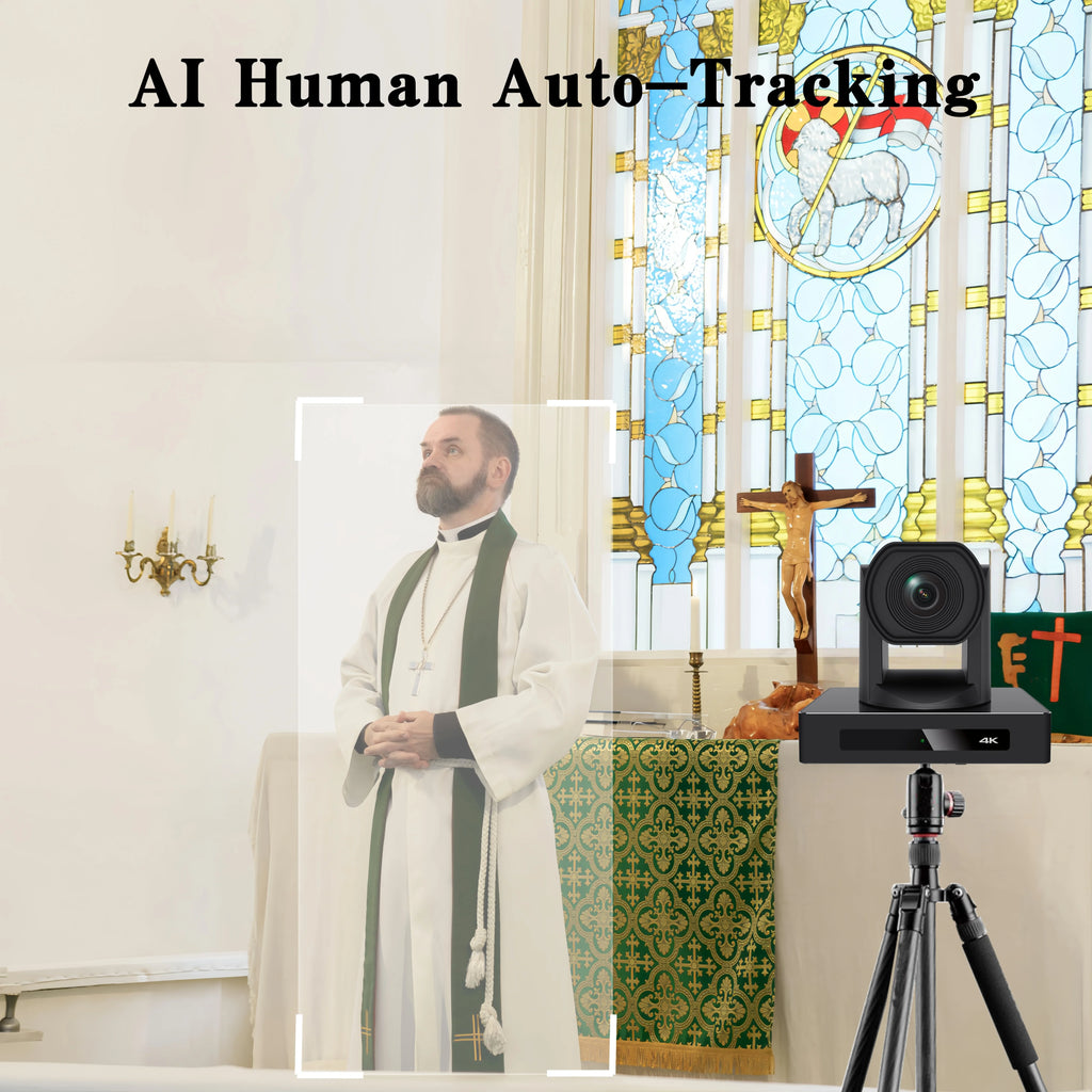 JSAV 4K 60fps NDI Camera PTZ 1pc-3pcs SDI HDMI POE SDI 12X 1PC Video Switcher Conference Camera for Church Business Meeting