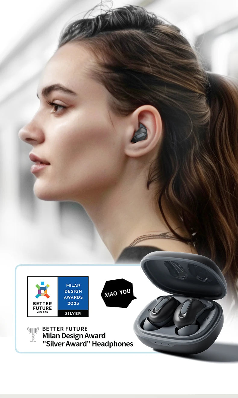 Xiaoyou In-Ear Bluetooth Headphones with Active Noise Cancellation, Specialized for Sleep