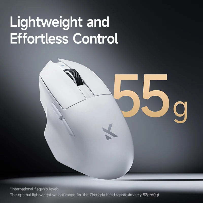 Original MCHOSE G7 Max Gaming Mouse PAW3311 Game Sensor 59g Lightweight BT 2.4G Low Latency Wireless Customized Microswitch