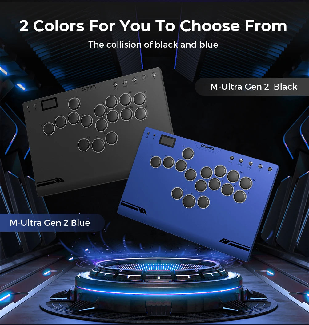 Haute42 M-Ultra Gen 2 Aluminium Alloy Leverless Hitbox Controller  For PC/ Ps4 / ps5/Steam Stickless Arcade Stick Controller