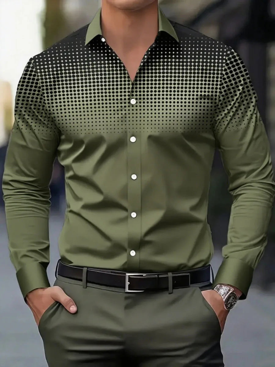 Men's new style shirts, men's business shirts, office shirts, comfortable and soft, designed by experts, quick delivery