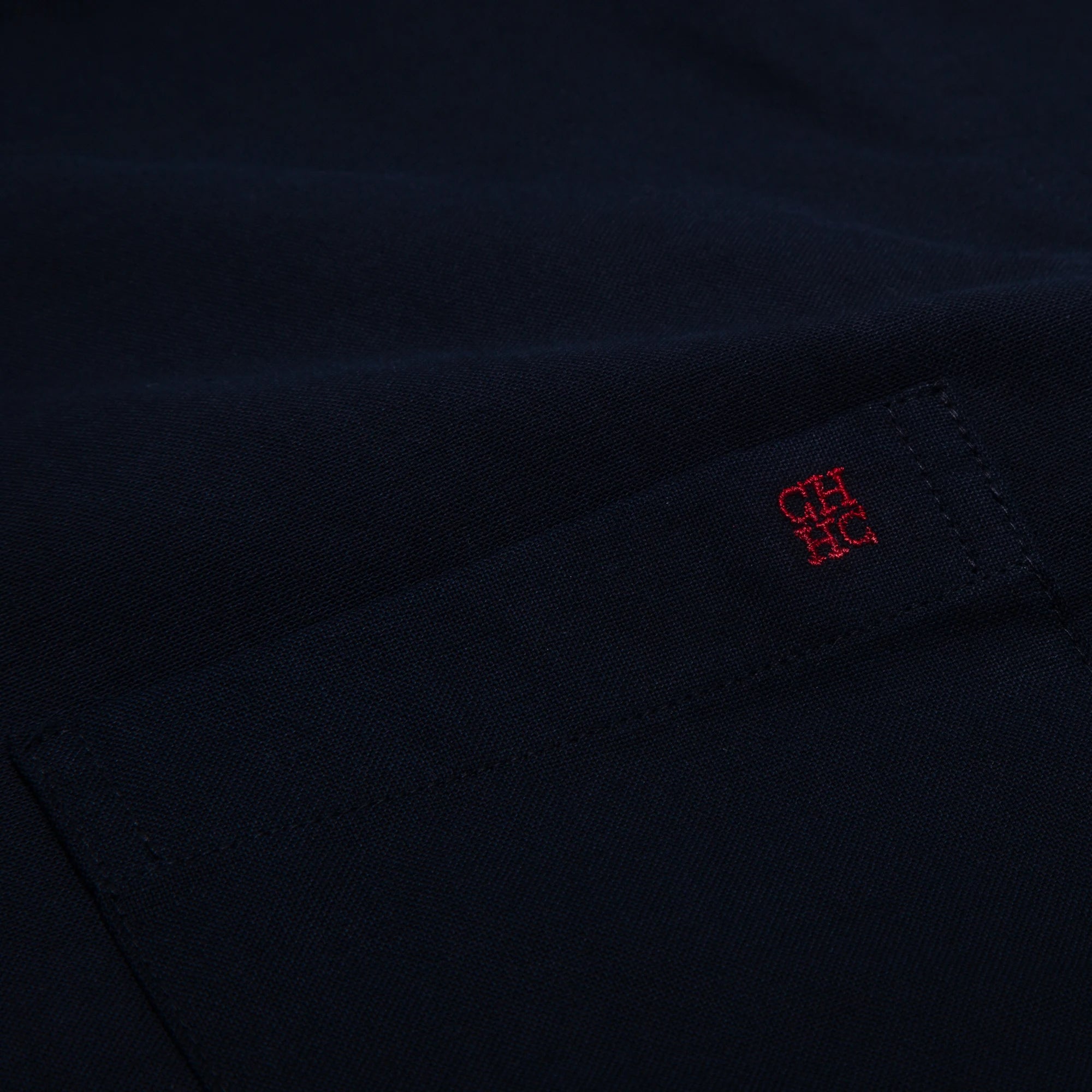 CHCH Brand 100% Cotton Shirt Men Solid Color Long Sleeve High Quality Shirt for Men Spring Stand Casual Men's Embroidery Shirts