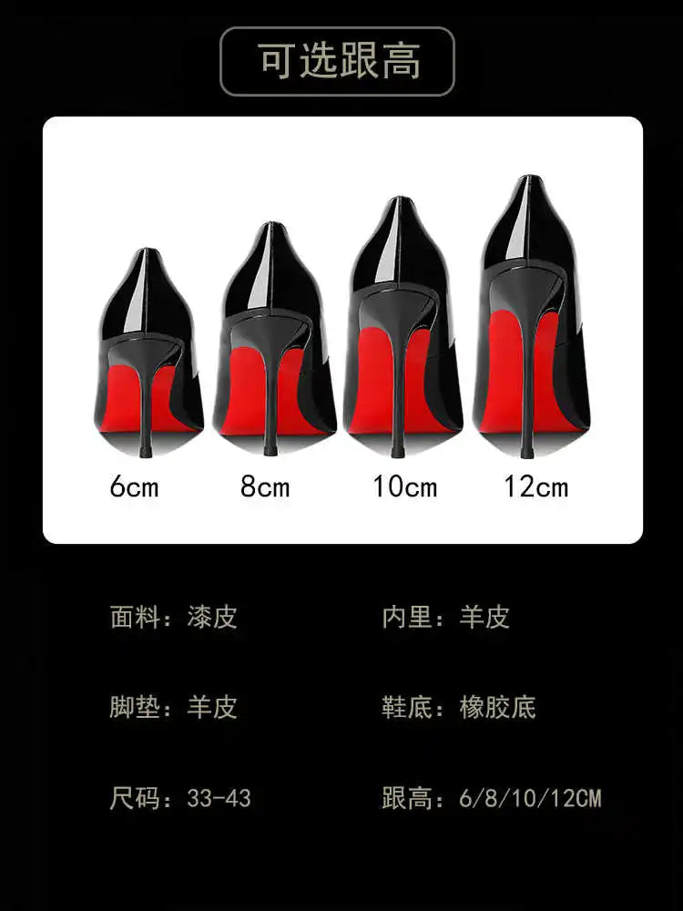 Women Heeled sandals Red Shiny Bottoms Naked color luxury Brand Hollow 2025 Elegant High Heels Sexy Slingbacks Ladies Shoes Wome