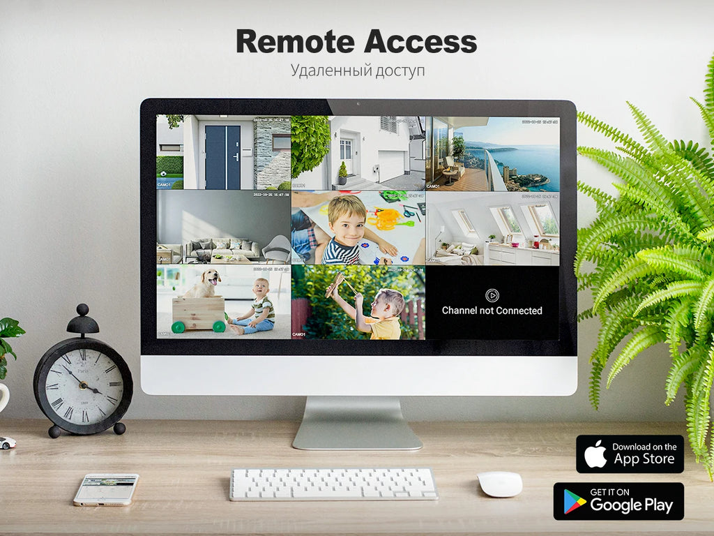 Techage HD 8MP POE IP Camera Outdoor Audio Dual Lens CCTV Video Smart AI Security Camera PTZ Security Surveillance System NVR