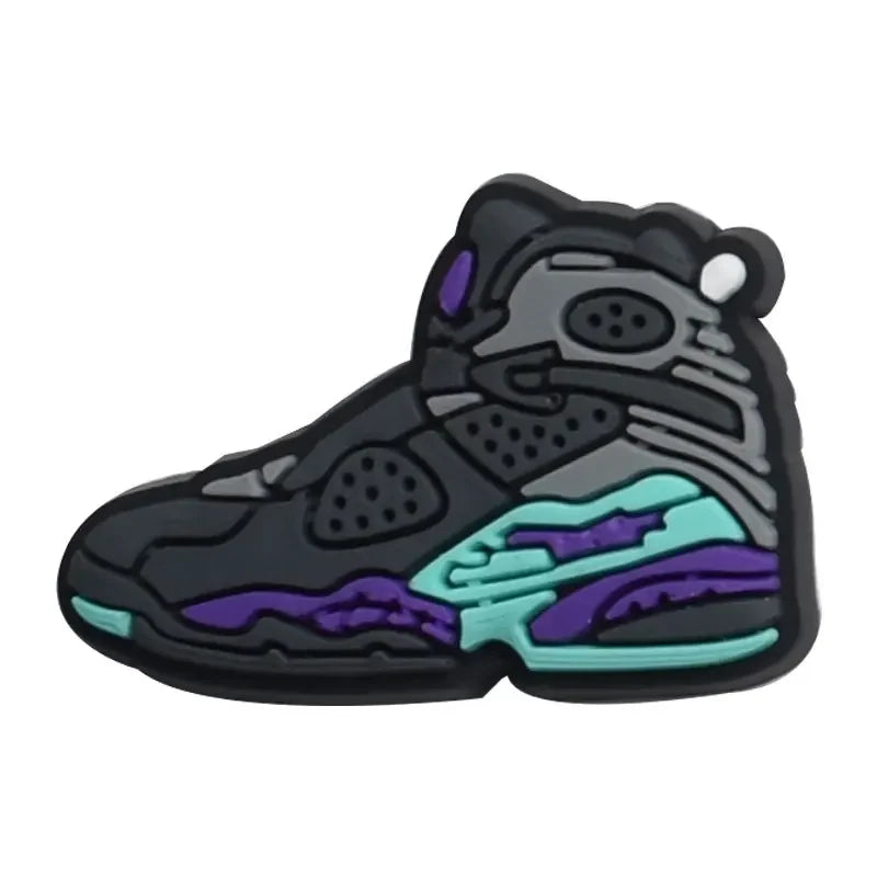 New Sneakers Collection Shoe Charms Accessories Sets for Kids Men Woman Hole Shoes Charm Cartoon Sandals Decorations Bulk 12PCS