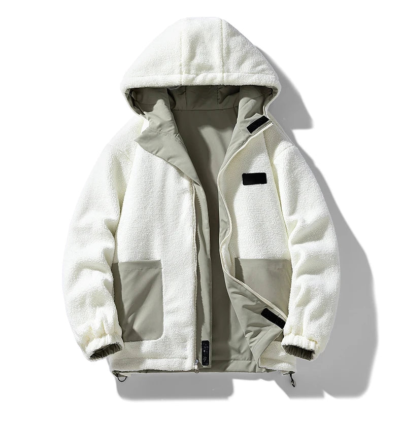 New Autumn and Winter Outerwear for Men, Loose Casual Hooded, Thick, Warm, Comfortable, Versatile, High-quality Jacket for Men