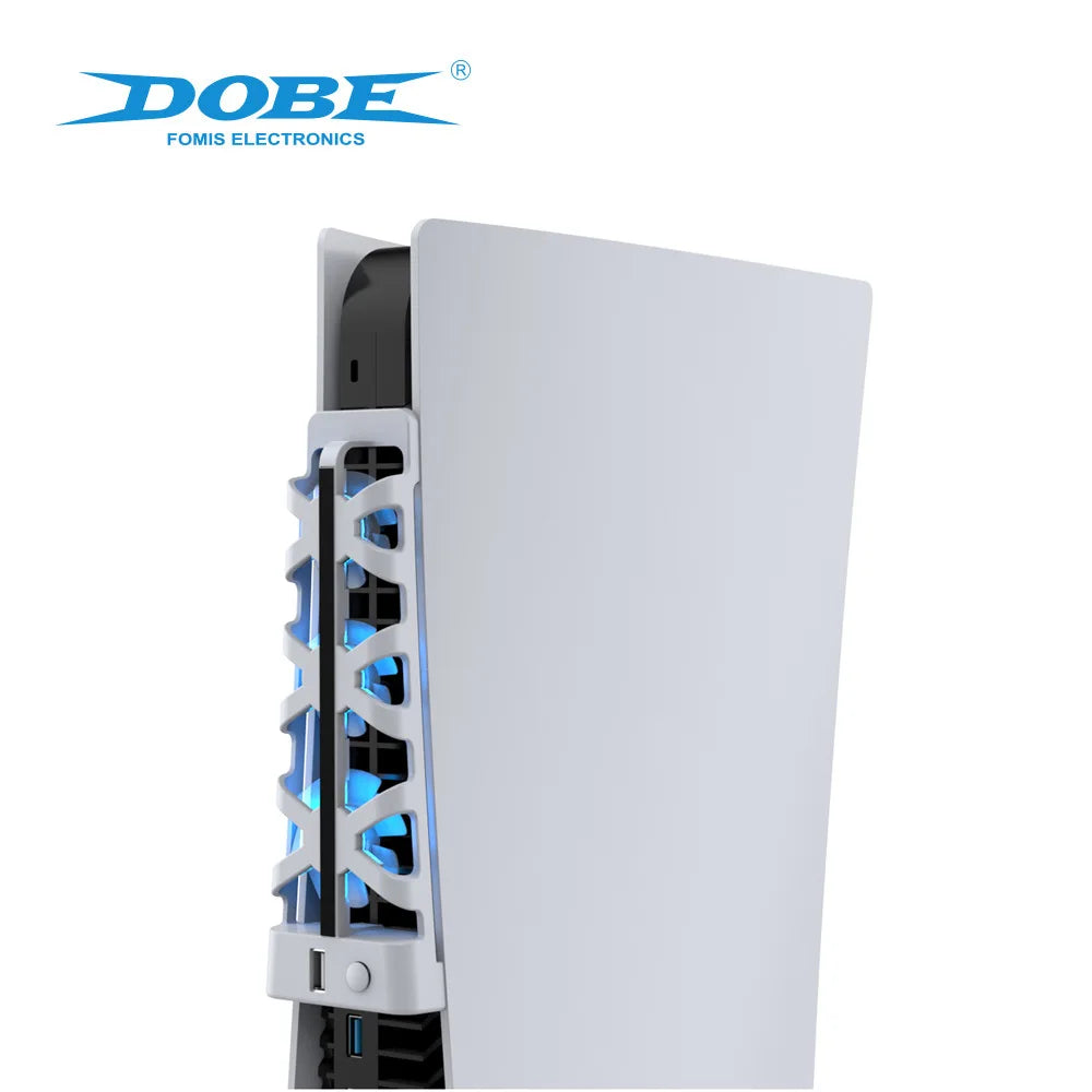 Cooling Fans for PS5 Console Air Cooler Fan with LED Light 5500 ± 1100 RPM igital Editions Cooling System Gaming Accessorie