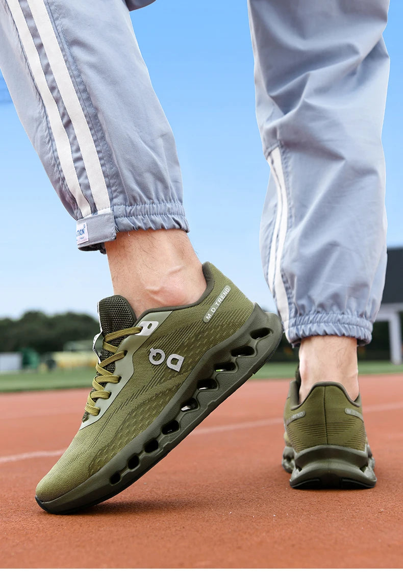 NEW Men Sports Running Shoes Casual Marathon Sneakers Breathable Lightweight Comfort Luxury Brand Men Athletic Tenis Sneakers