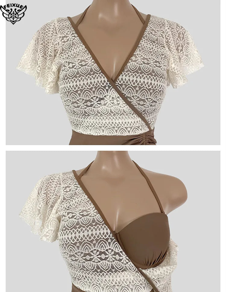 Retro Fre Sle Women's One-Piece Swimsuit Bikini for Vaion Thermal Spa Slimming Design Casual Swimwear Ort Sve Hot Spring Resort