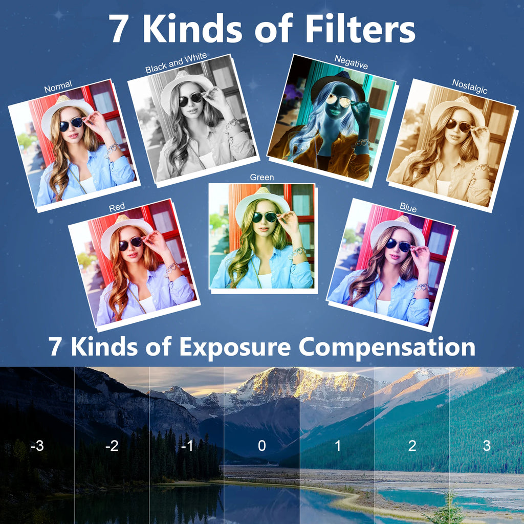 5K 75MP Digital Camera for Photography 18X Zoom YouTube Vlog Video Camera 3’’ Flip Screen Beginner Anti-shake Selfie Camcorder