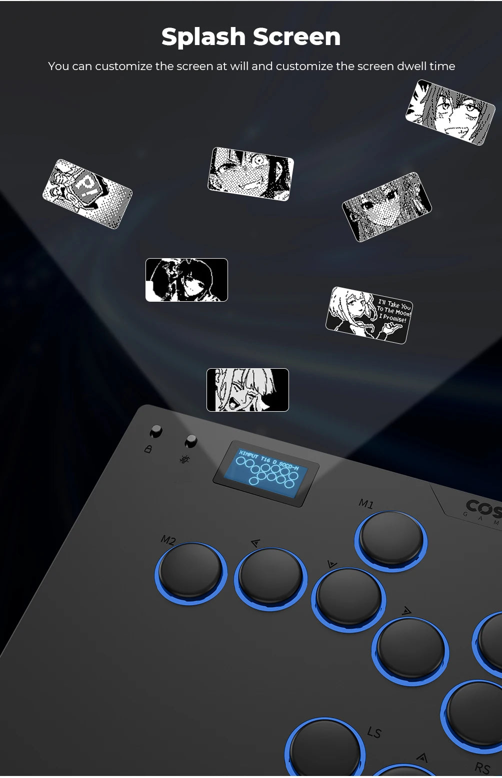 Haute42 M-Ultra Gen 2 Aluminium Alloy Leverless Hitbox Controller  For PC/ Ps4 / ps5/Steam Stickless Arcade Stick Controller