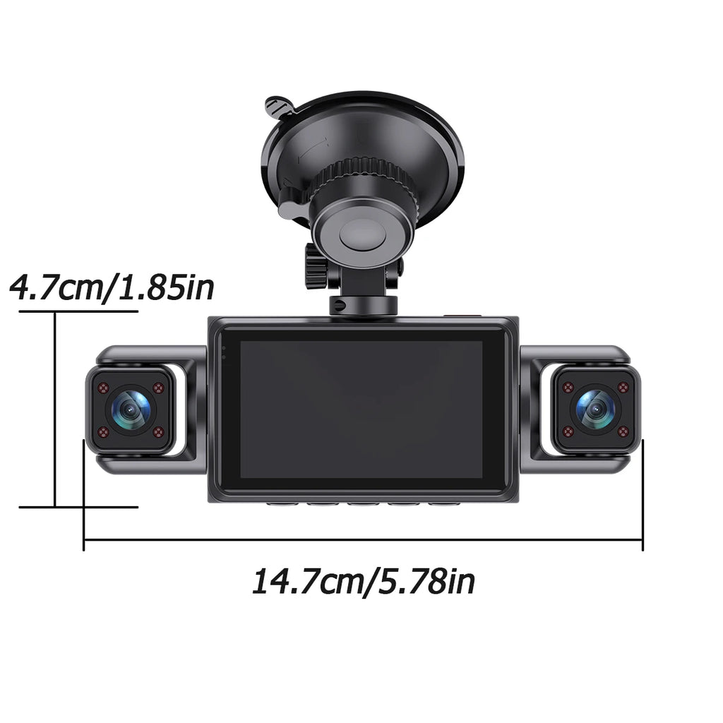 4 Channel Dash Cam wifi dashcam for car dvr Video Recorder Night Vision 24H Parking Monitor Black Box 360° Car Recording Camera