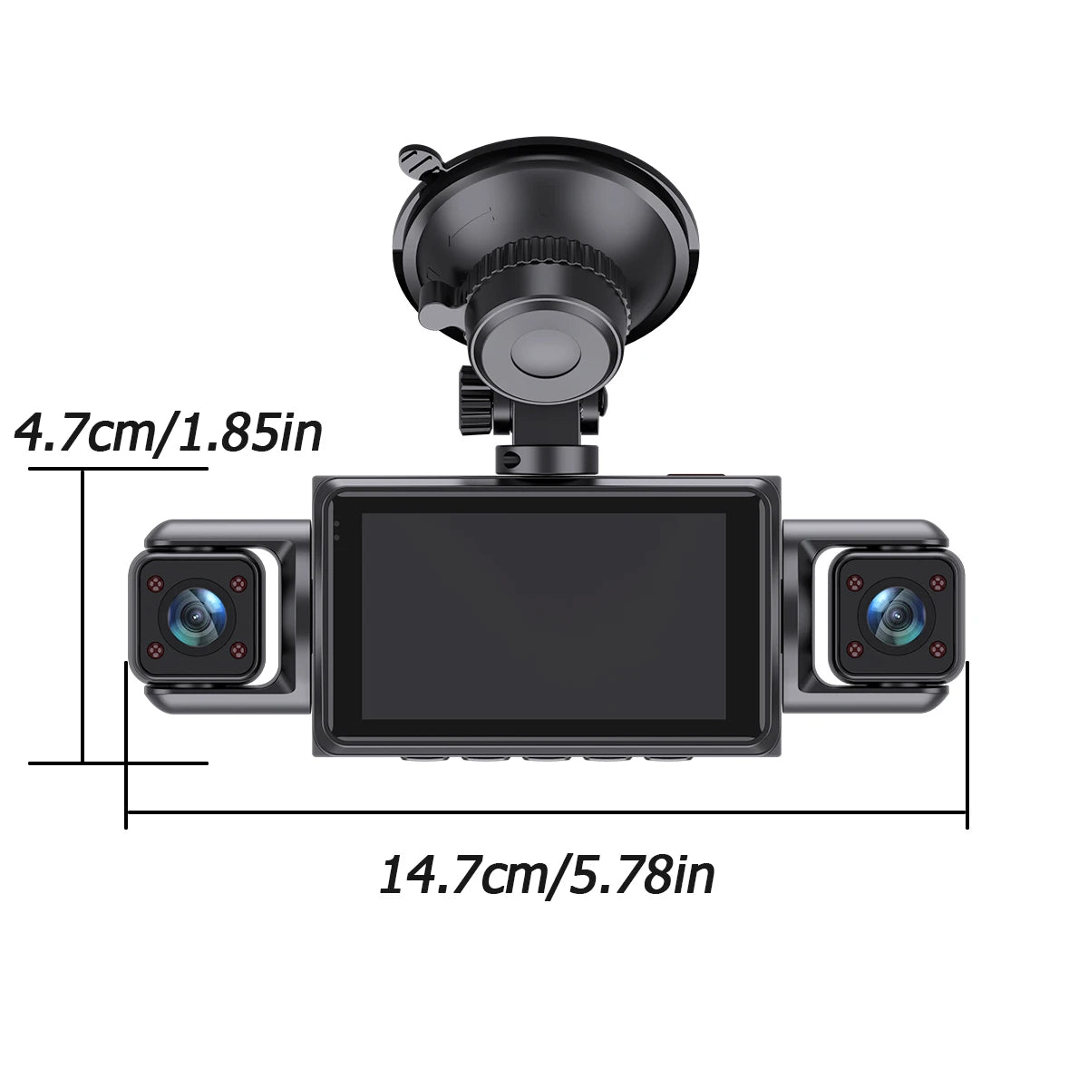 4 Channel Dash Cam wifi dashcam for car dvr Video Recorder Night Vision 24H Parking Monitor Black Box 360° Car Recording Camera