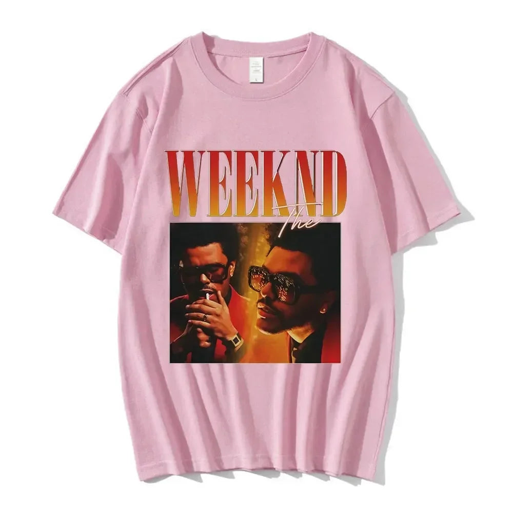 The Weeknd print Women T Shirt Girl Graphic Printed Fashion Harajuku 2023 Hip Hop Clothes Causal Female Y2K Tops Tee