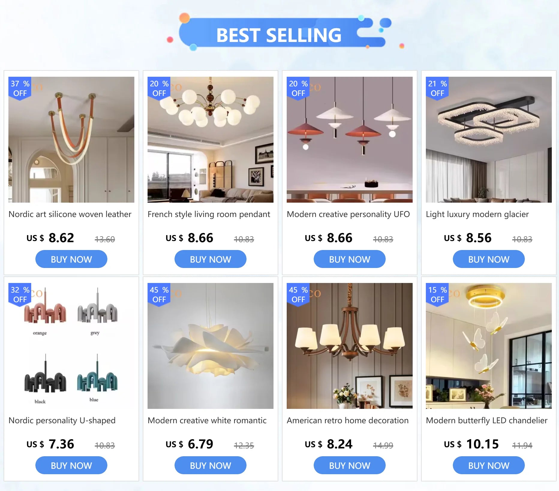 Nordic minimalist acrylic restaurant pendant light LED modern home dining table restaurant bar counter office desk lighting