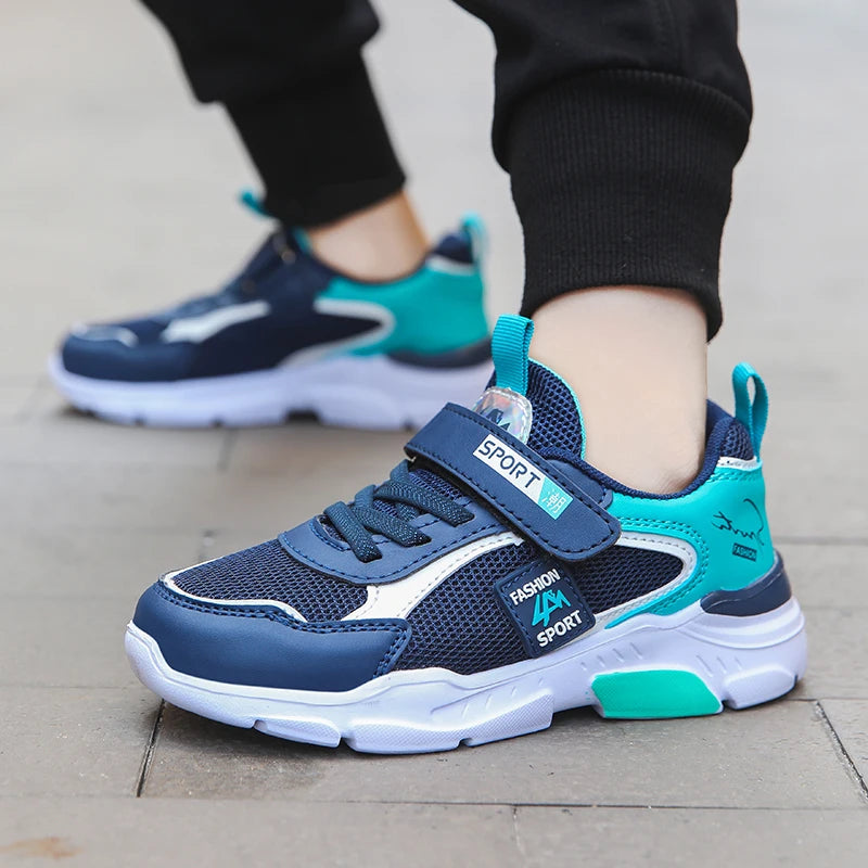 Kid Sneakers Sport Shoes for Boys Girls Fashion Children Breathable Mesh Comfort Casual Non-Slip Outdoor Running Shoes